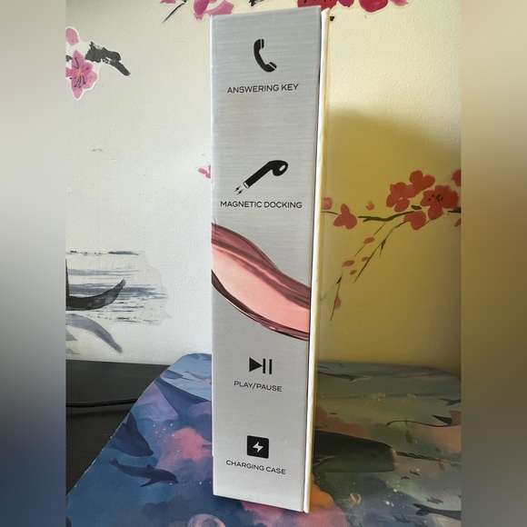 Acellories Spectrum True Wireless Earbuds in Rose Gold and pink - Picture 6 of 7